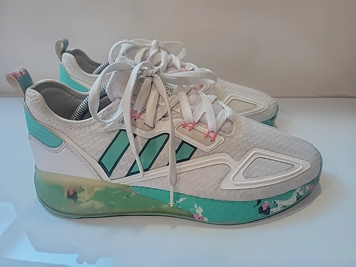 Adidas ZX 2K Boost White Active Mint for sale | eBay