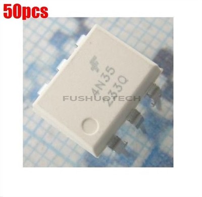 50pcs DIP6 FSC 4N35 phototransistor optocoupler 30V Ic new fo *rr
