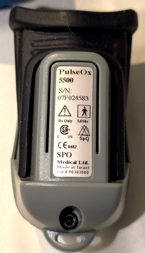 PulseOx SPO 5500 unità dita grado medico saturazione ossigeno nel sangue e frequenza cardiaca - Foto 4 di 9