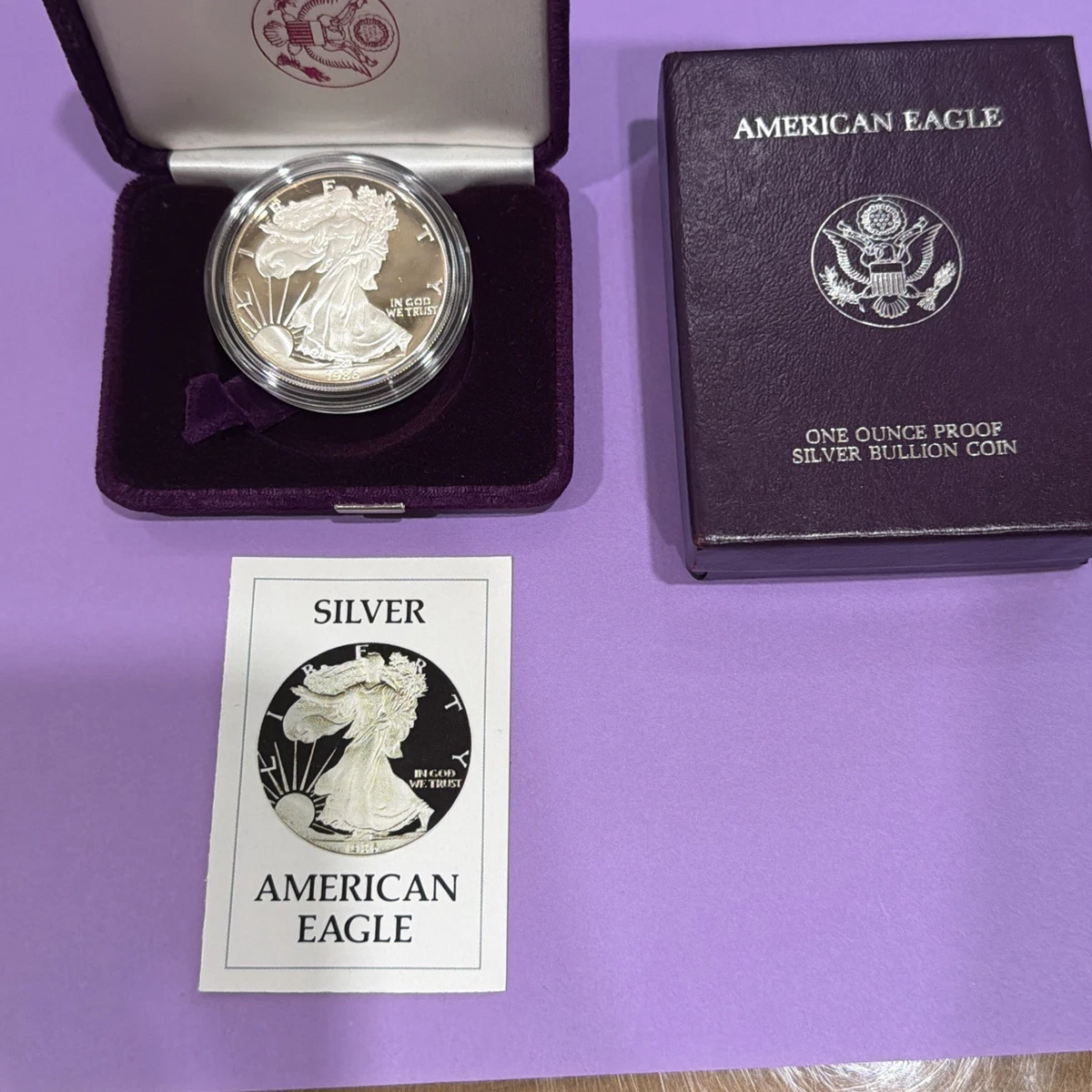 1986 American Silver Eagle Proof Bullion Coins for sale | eBay