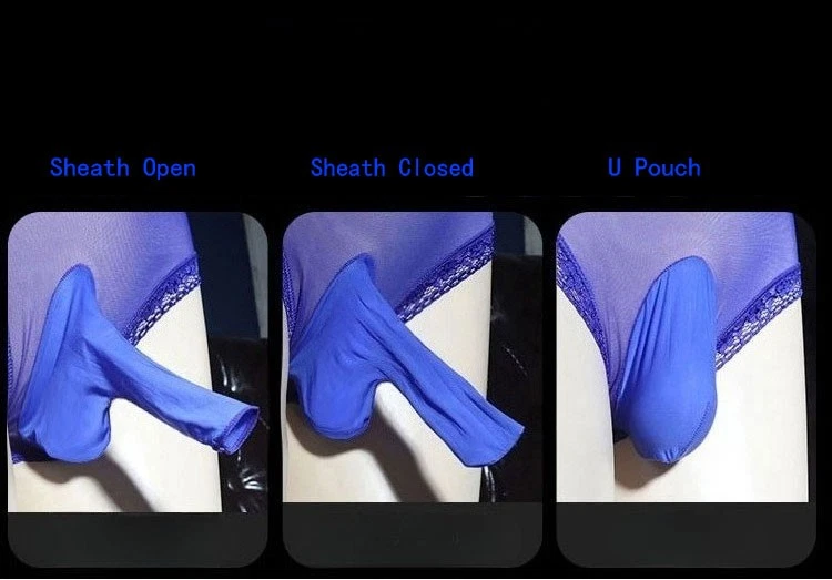 330lbs Men and Women Glossy Jumpsuit Ultra-thin 5D Horse Oil Bodysuit Stockings - Image 2 of 4