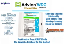 1 Packet Advion WDG Insecticide Insect Killer Ants Roaches flea Stink Bugs ETC