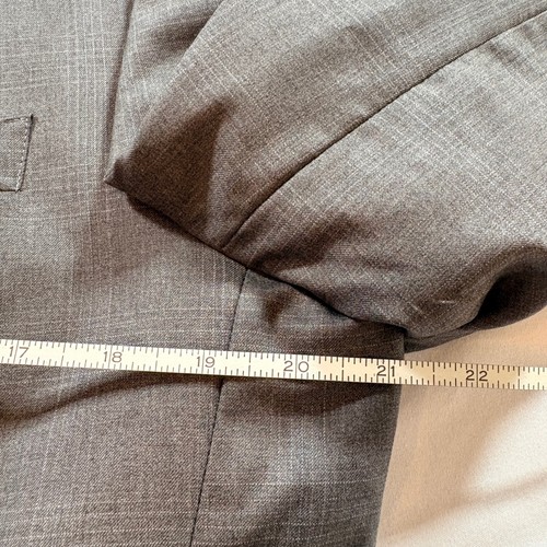 Daniel Cremieux Blazer Men 42R Grey Glen Plaid Loro Piana Wool Sport Coat Jacket - Picture 6 of 9