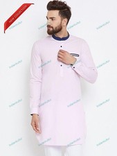 Indian Cotton Mens Kurta Shirt Big  Tall Traditional Mans Kurta