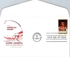 S09-4051, CHIEF JOSEPH, THE AMERICAN INDIAN, HOUSE OF FARNAM FDC