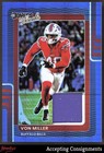 2025 Donruss Optic Von Miller Blue Hyper (RAW)