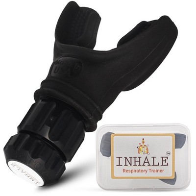 Inhale Respiratory Trainer | Compact Lung Exercise Device with High Grade Sil...