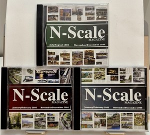 N-Scale Magazine, 89-94, 00-04, 05-09, 3 CD Set All Issues As PDFs.