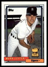 1992 Topps Mark Leiter Detroit Tigers #537