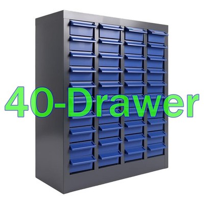 40 Drawer Metal Organizer,Garage Storage Cabinet for Nuts and Bolts for Workshop