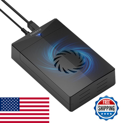 Fideco Hard Drive Enclosure For 3.5 Or 2.5 Inch Sata Hdd Ssd Sata To Usb