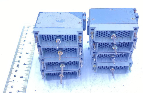 Elco / Edac Lot of 8, 56 Pin Connector Without Pins Working