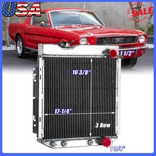 3 Row Radiator For 1965 1966 Ford Mustang V8 289 260 302 Engine Cu259