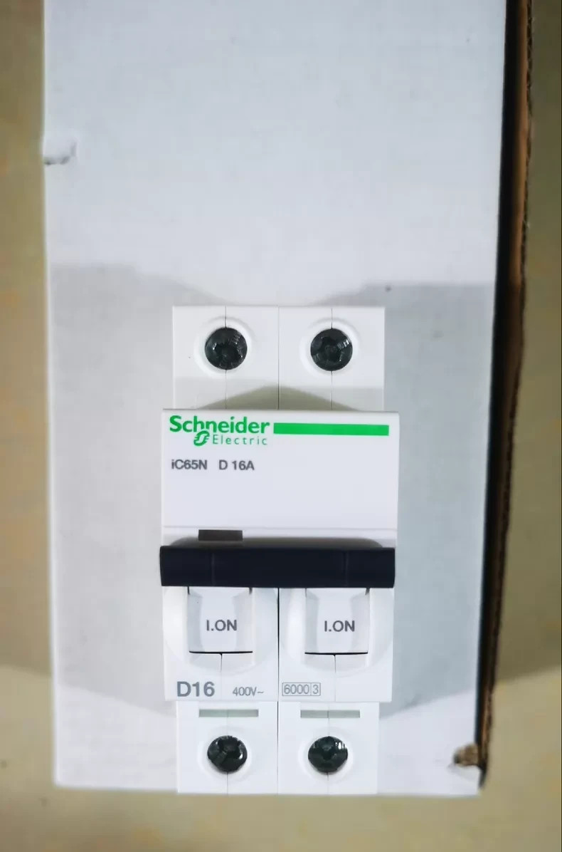 Schneider Electric iC65N D16A 2P MCB Miniature Circuit Breaker 16A D-Curve A9N18