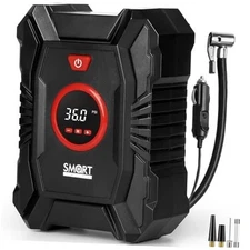  - 12V Tire Inflator for Car | Digital Tire Inflator Portable Air Compressor 