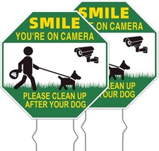 Clean UP After Your Dog Signs, 2-Pack, Signs-01