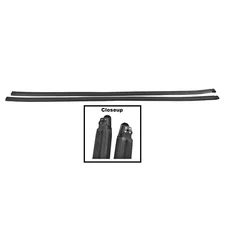1964~1965 Chevelle Door Weatherstrip Glass Run Channel Pair RH+LH Robber Seal