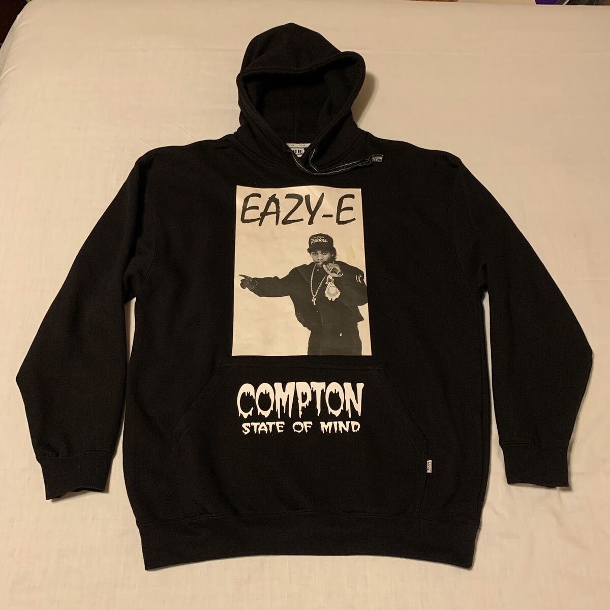Vintage EAZY E Compton State of Mind Hoodie Size 2XL Pro Vintage EAZY E Compton State of Mind Hoodie Size 2XL Pro