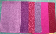 6 Cotton Floral Fat Quarters Timeless Treasures Fabric