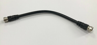 Auline Black Short Small 15cm Coax Cable F Connectors Aerial Spliter Satellite 5060503872103 Ebay