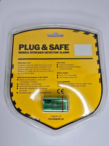 plug & safe mobile intruder detector alarm Model PS10 - Picture 2 of 2