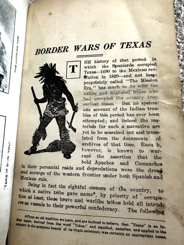 1912 1st Ed. (Ex Lib.), Border Wars of Texas, James T. De Shields, Illustrated - Picture 12 of 22