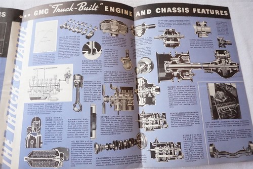 Folleto publicitario catálogo de ventas de camiones GMC 800 7 toneladas - Imagen 3 de 4