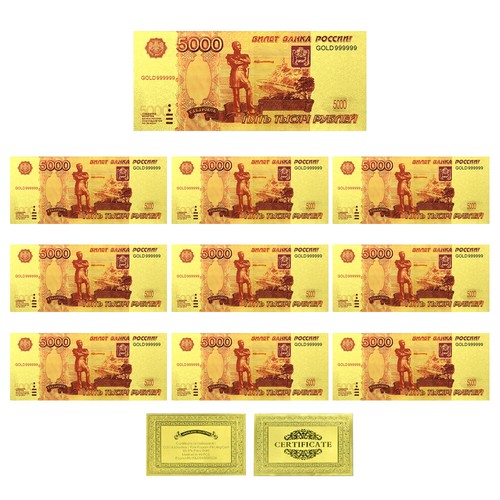 art-crafts-10pcs-lot-russia-gold-banknotes-5000-russian-rubles-souvenir