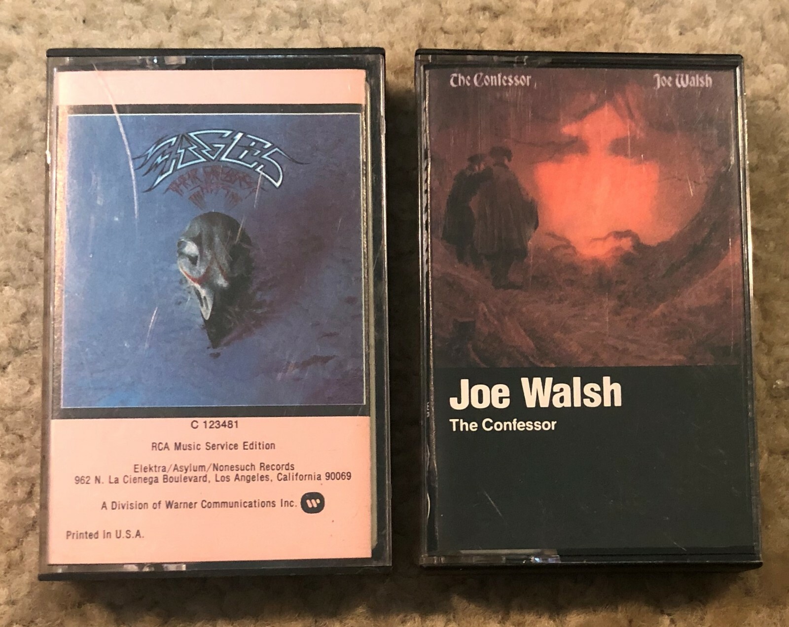 Eagles “Their Greatest Hit 1971-1975” & Joe Walsh “The Confessor” Cassette Tapes