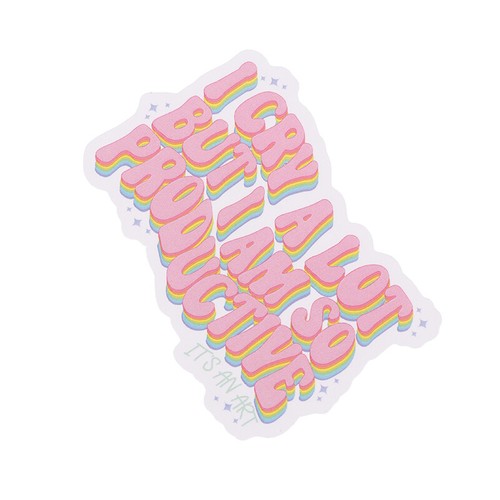 I Cry A Lot But I Am So Productive Vinyl Bumper Sticker - Motivational - Bild 6 von 12