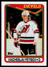 1990-91 Topps #27 Viacheslav Fetisov