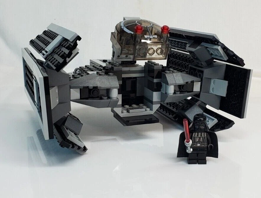 Lego Star Wars DARTH VADER'S TIE FIGHTER #8017 COMPLETE w Box Manual, & Minifigs