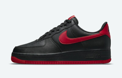 Nike Air Force 1 u0026#039;07 Black University Red Bred DC2911-001 Mens New |  eBay