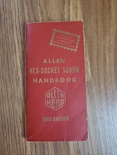 Vtg Allen Hex-Socket Screw Handbook 1960 Edition Technical Library Booklet G-23