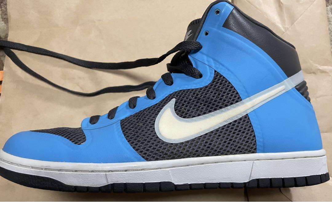 NIKE DUNK HIGH HYPERFUSE 454498-002 BLUE JP 27.5cm US 9.5 | eBay
