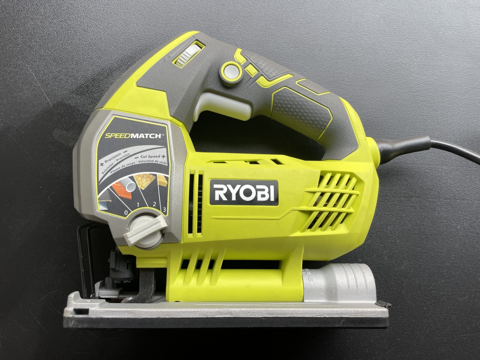 Ryobi JS651L1 6.1A Variable Speed Green Jig Saw Kit with Bag