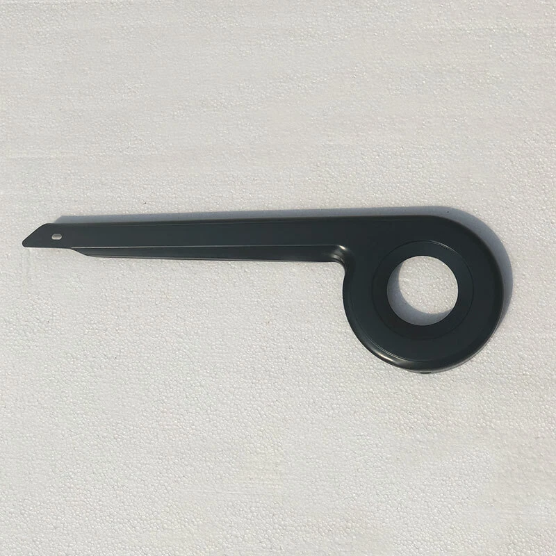 Black Metal Bicycle Chain Guard Cover Practical Rode Bike Cycling Parts New Home - Image 2 of 4