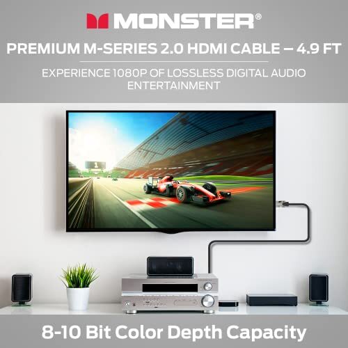 Monster HDMI Cable M-Series Certified Premium 2.0, Features 4K Ultra HD at 60Hz - Picture 4 of 8