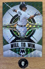 Miguel Cabrera 2022 Panini Mosaic Will to Win Green Mosaic #WW-8