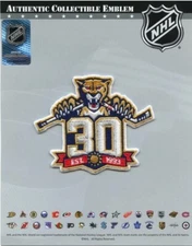 2023 2024 FLORIDA PANTHERS JERSEY PATCH 30TH ANNIVERSARY STANLEY CUP FINAL CHAMP