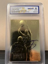 1996-97 Fleer 23KT Gold Kobe Bryant Rookie Card Purple Signature WCG 10 GEM MT