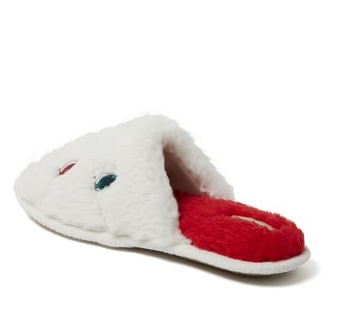 Dearfoams Unisex Weihnachtsbeleuchtung festlich geschlossene Zehe Slipper US Herren 11-12 - Bild 6 von 8