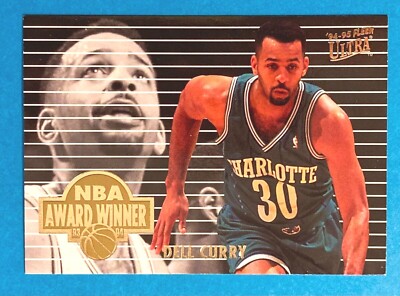 1995 Ultra 'Sixth Man Award' Dell Curry #1 Basketball Card