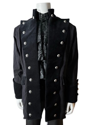 SHRINE Gothic Vampire Goth Victorian Pirat Coat Jacket Rare Versailles Wedding