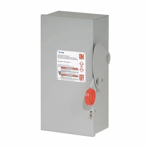 Eaton DH361NGK Heavy Duty Safety Switch 30 A NEMA 1 Fuse Class H