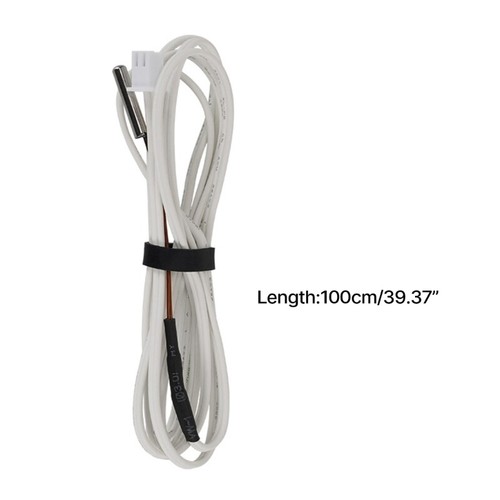 100K NTC3950 Heat Resistant 3x15mm Dumet Wire PVC Cable 1M for 3D Printers - Afbeelding 8 van 8