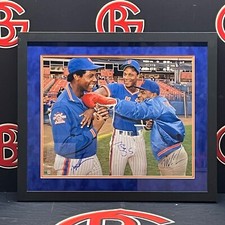 Mike Tyson Doc Gooden Darryl Strawberry Autographed 16X20 Photo Steiner CX