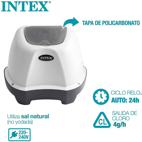 Intex 26664 generatore salino di cloro qs400 per piscine fuori terra frame - Imagen 2 de 10