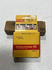 Kodak Kodachrome 40 Super 8 Cartridge Color Movie Film Type A KMA 464 Exp 12/80