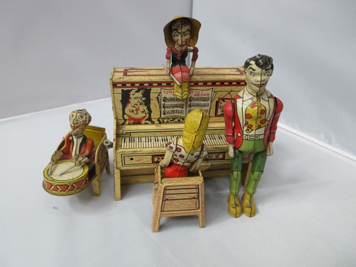 1945 Lil Abner Dogpatch Band Blech Litho Aufzieh Unikat Art Co. - Bild 16 von 18